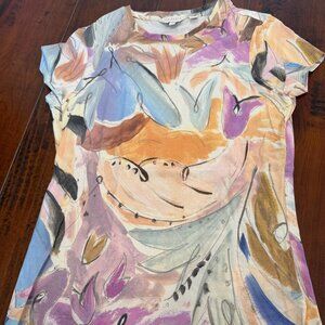 Ted Baker Fitted Cotton T-Shirt – Size XXS – Body Hugging